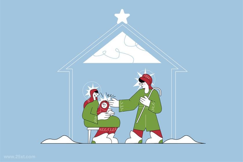 25xt-155564 RetroKidsChirstmasGraphicsIllustrationz11.jpg