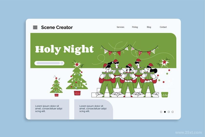 25xt-155564 RetroKidsChirstmasGraphicsIllustrationz4.jpg