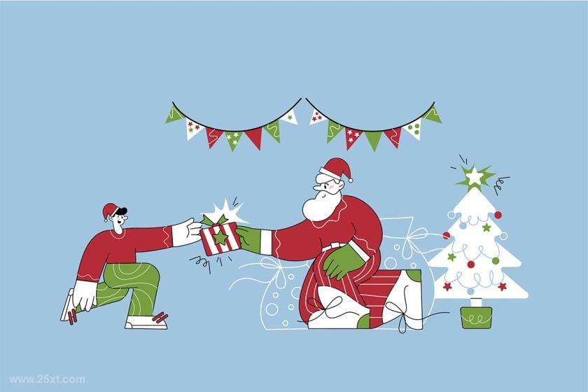 25xt-155564 RetroKidsChirstmasGraphicsIllustrationz6.jpg