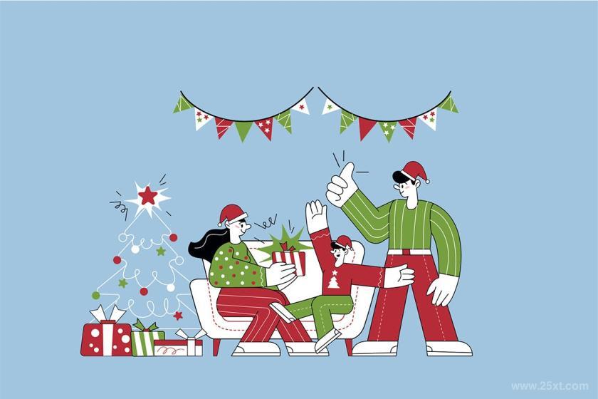 25xt-155564 RetroKidsChirstmasGraphicsIllustrationz7.jpg