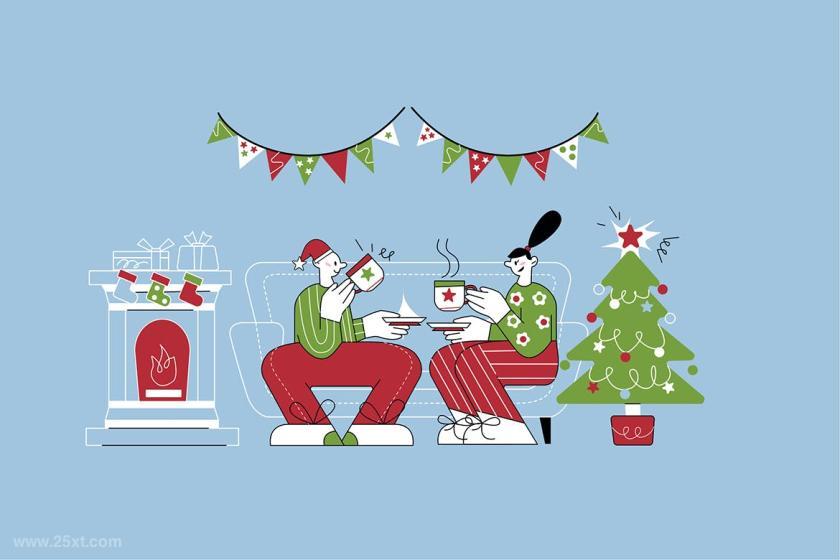 25xt-155564 RetroKidsChirstmasGraphicsIllustrationz9.jpg
