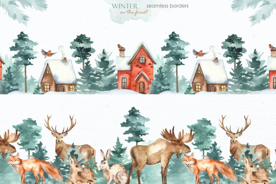 25xt-127237 WinterintheforestWatercolorz10.jpg