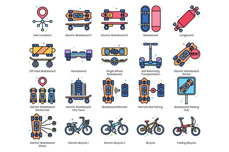 25xt-155819 70PersonalTransportationIconsz4.jpg