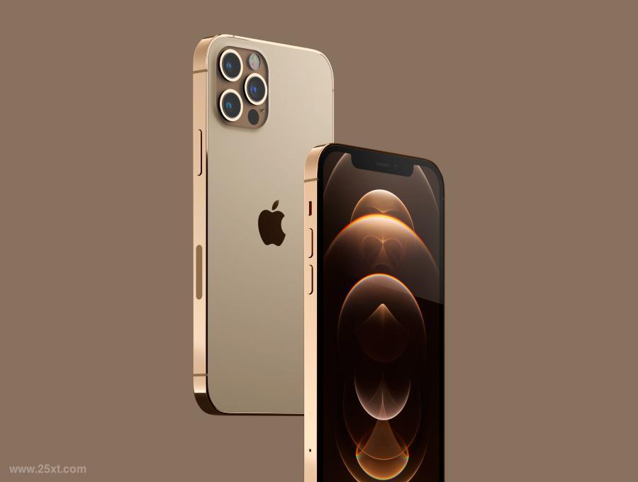 25xt-127361 iPhone12PROGold3DModelz3.jpg