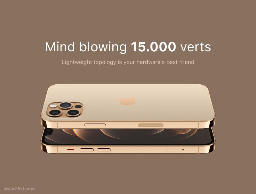 25xt-127361 iPhone12PROGold3DModelz4.jpg