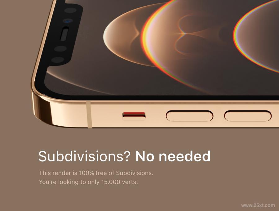 25xt-127361 iPhone12PROGold3DModelz5.jpg