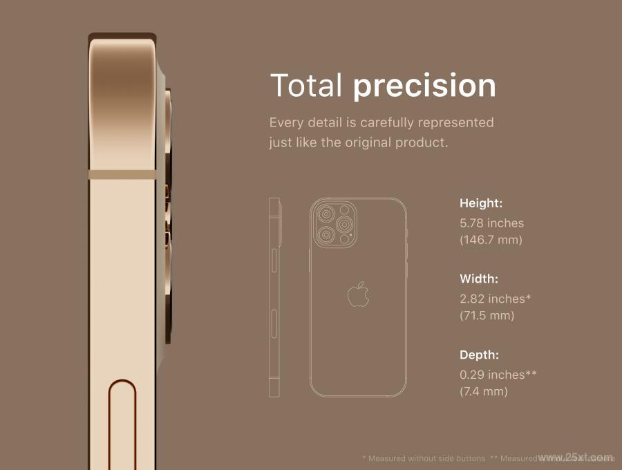 25xt-127361 iPhone12PROGold3DModelz8.jpg