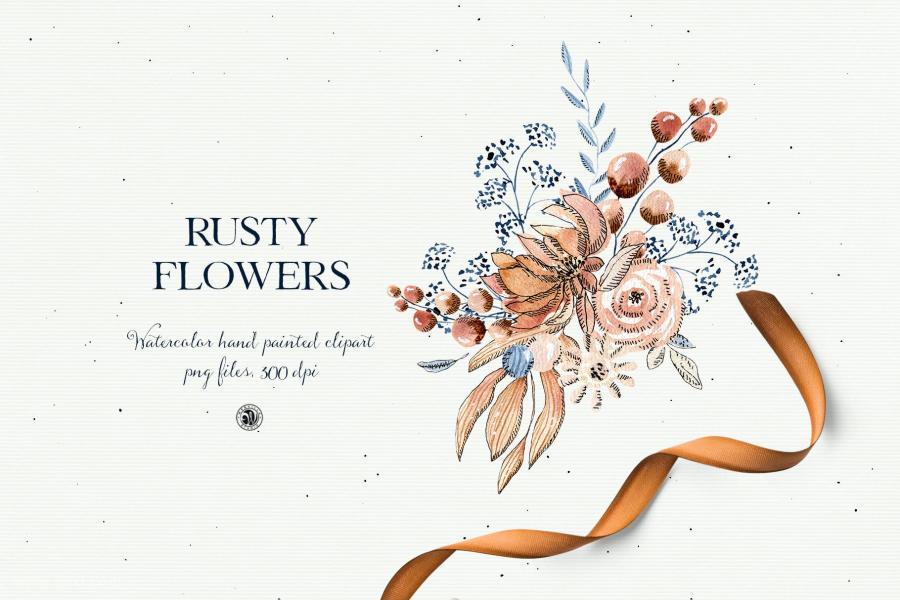 25xt-127452 Rusty-Flowers---watercolor-floral-setz4.jpg