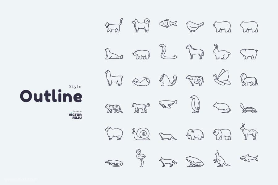25xt-127144 36AnimalsIconsOutlineStylez3.jpg