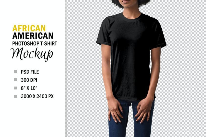 25xt-484567 AfricanAmericanWomansT-ShirtMockup,PSDz4.jpg