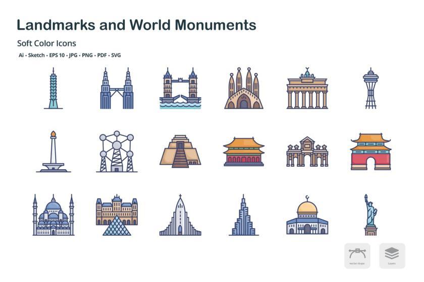 25xt-484585 Landmarkandworldmonumentssoftcoloriconsz3.jpg