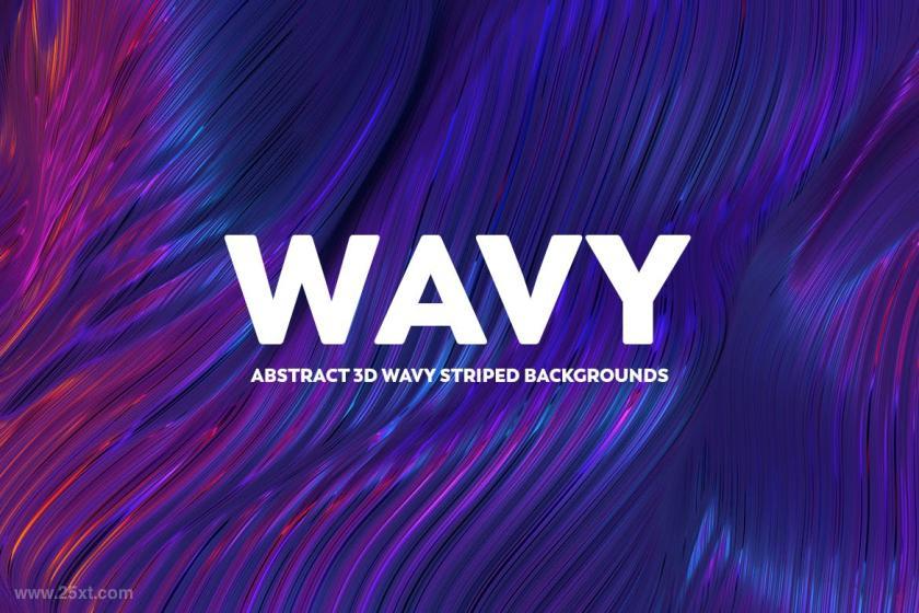 25xt-5042826 Abstract3DWavyStripedBackgroundsz3.jpg