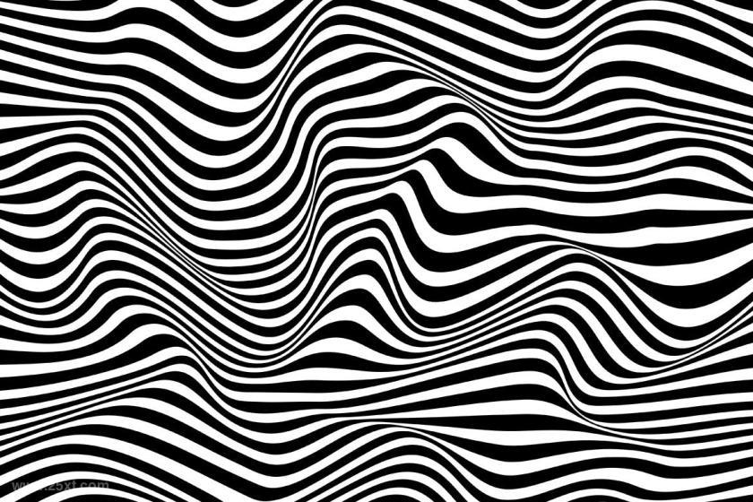 25xt-5042864 BlackandWhiteStripedWavesVectorBackgroundsz3.jpg