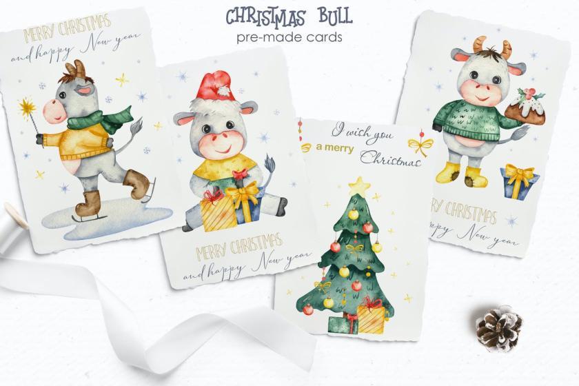 25xt-610427 WatercolorChristmasbullsz5.jpg