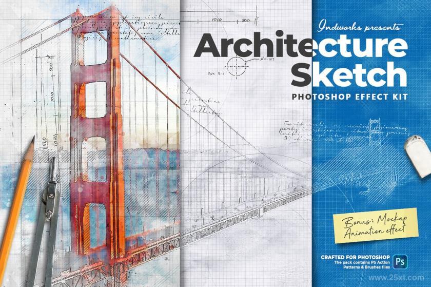 25xt-610485 AnimatedArchitectureSketchPhotoshopActionz3.jpg