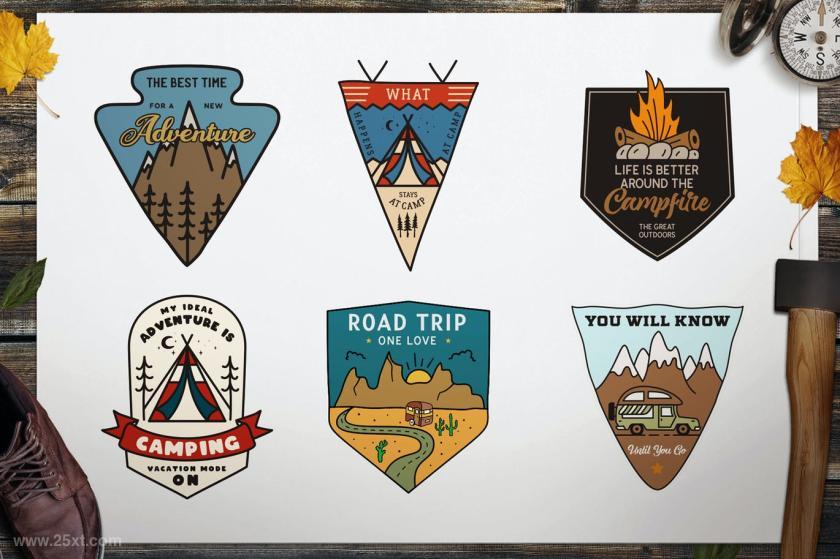 25xt-610614 CampAdventureBadgesSimpleTravelLogoPatchesz5.jpg