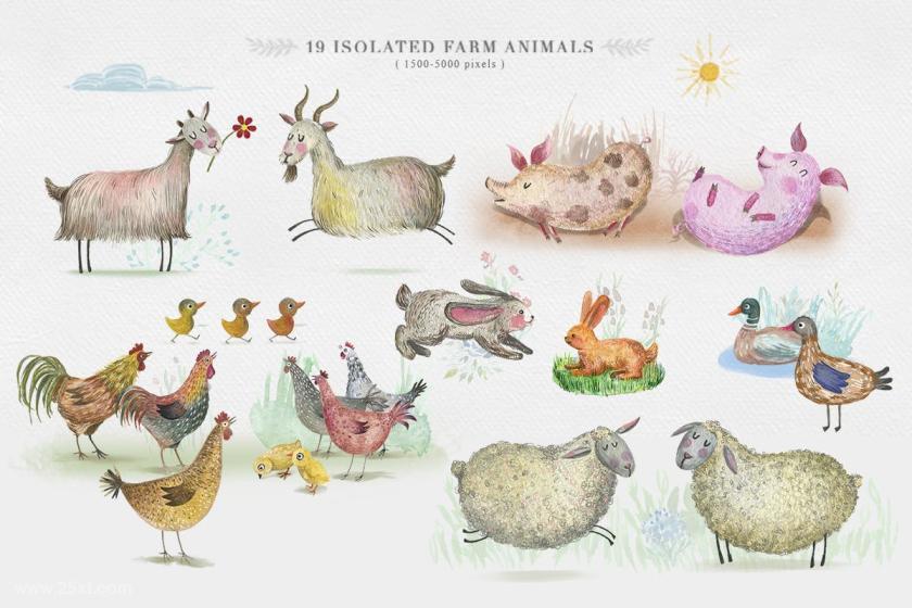 25xt-610755 HandDrawnAnimalFarmWatercolorClipartSetz3.jpg