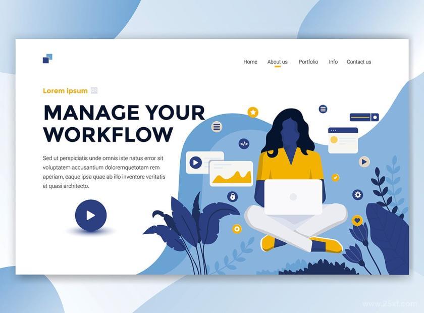 25xt-710943 LandingPageTemplateonVariousTopicsz7.jpg