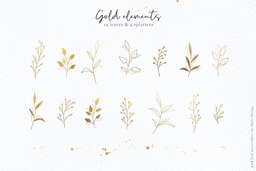 25xt-611613 Goldbotanicleafweddingclipartz3.jpg