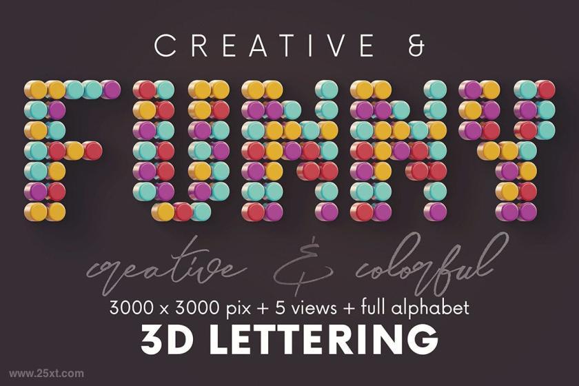 25xt-612191 ColorDots-3DLetteringz5.jpg
