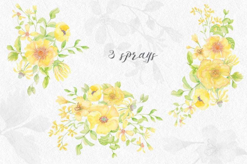 25xt-126082 SunshineYellowWatercolorWreathsandSpraysz5.jpg