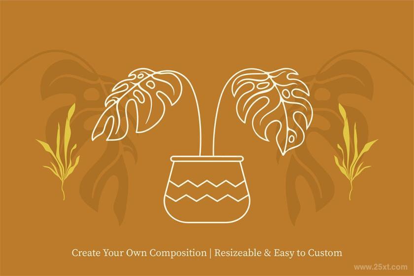 25xt-484875 TropicalLeavesGraphicElementsz6.jpg