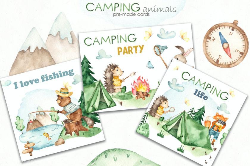 25xt-612007 WatercolorCampinganimalsz9.jpg