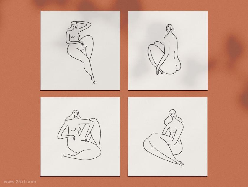 25xt-484795 CoralFeminineLineDrawingsz12.jpg