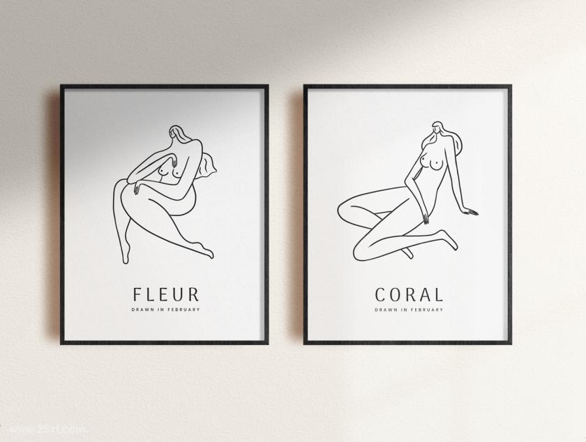 25xt-484795 CoralFeminineLineDrawingsz6.jpg