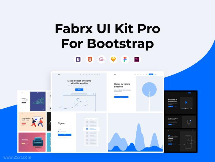 25xt-484799 FabrxUIKitProforBootstrapz3.jpg