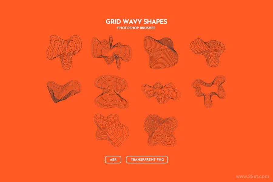 25xt-127792 Grid-Wave-Shapes-Photoshop-Brushesz3.jpg