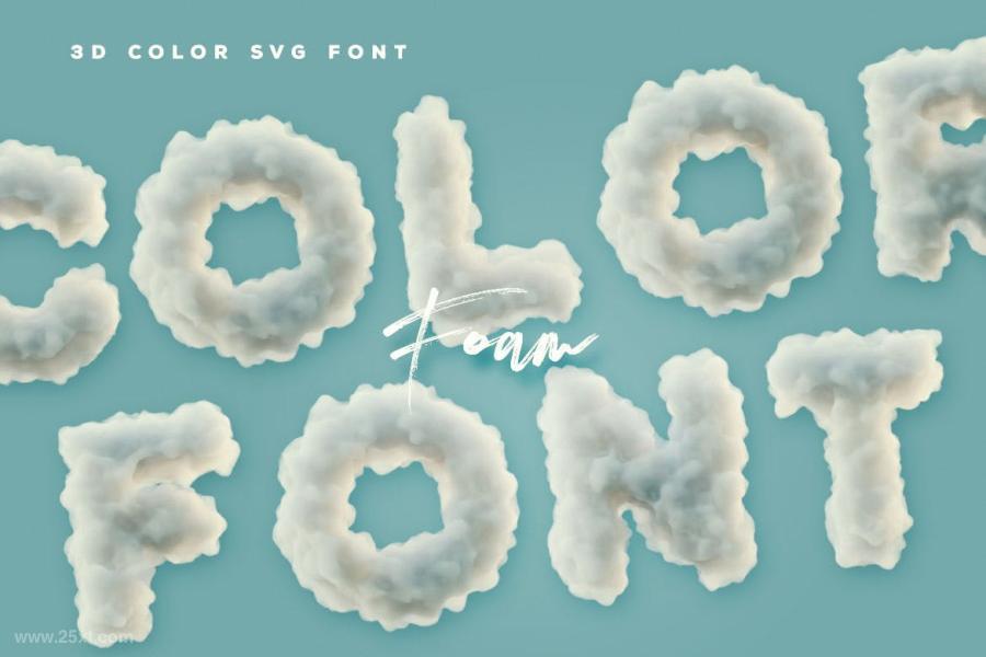 25xt-155997 Foam-or-Clouds---Color-SVG-Fontz3.jpg