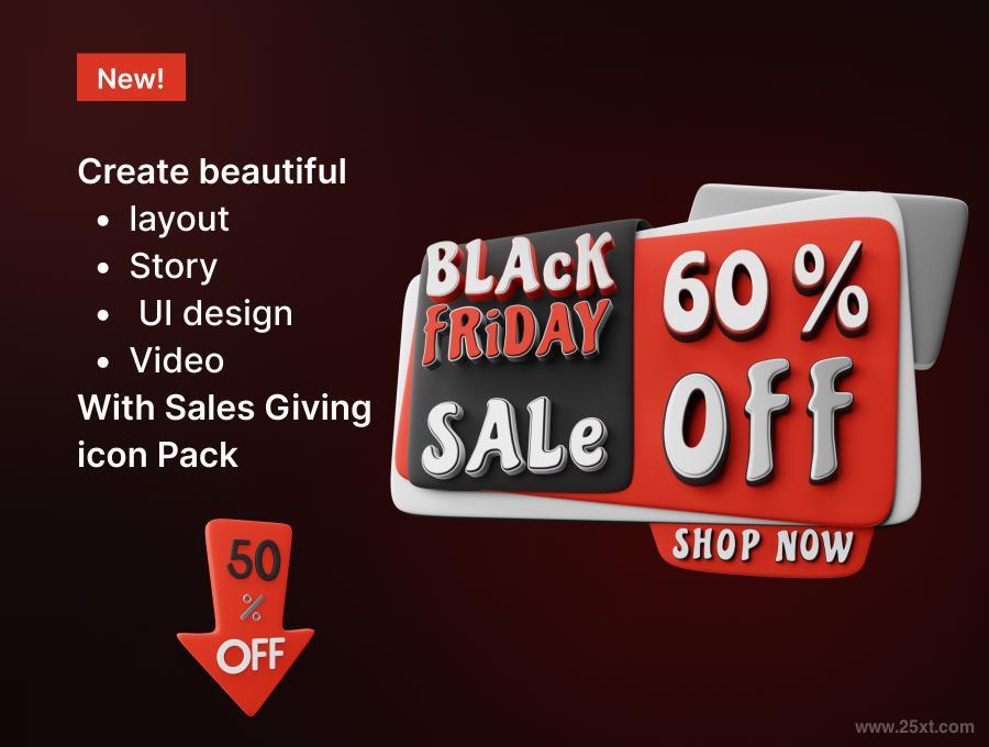 25xt-486077 SalesGivingBest3DiconandstickerpackforBlackFridayz5.jpg