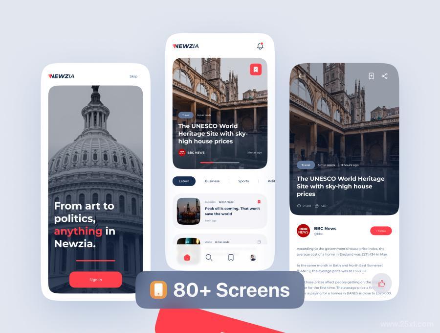 25xt-486088 Newzia-ModernMobileNewsAppUIKitz4.jpg