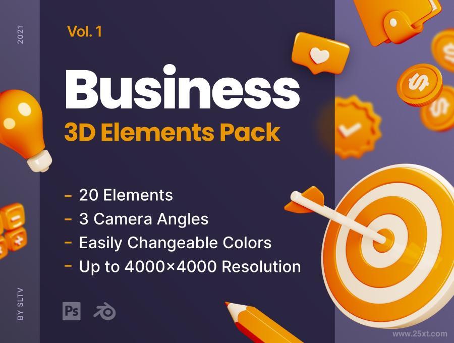 25xt-486145 Business3DElementsPackz3.jpg