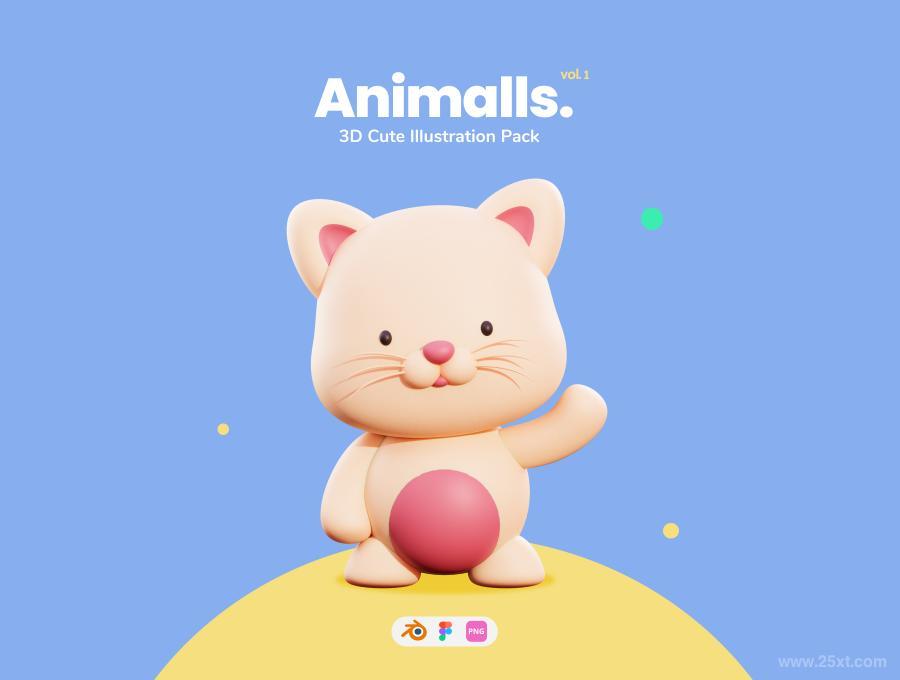 25xt-486148 Animalls3DCuteIllustrationPackz3.jpg