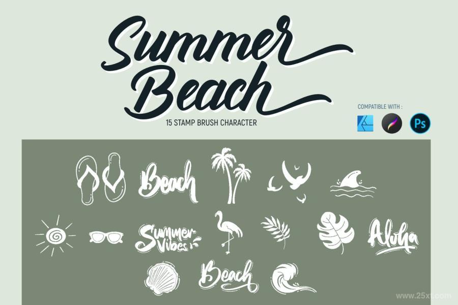25xt-127918 Summer-Beach-Stamp-brushesz4.jpg