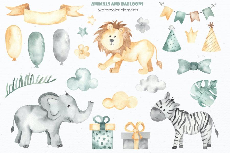 25xt-127983 Animals-and-balloons-Watercolorz4.jpg