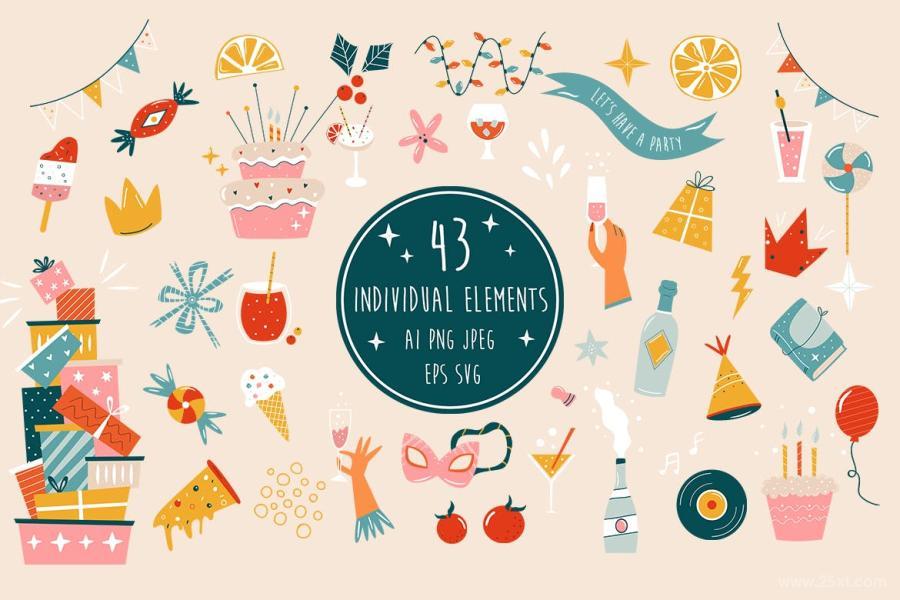 25xt-127990 Big-Party-Set-Graphic-Clipart-Collectionz8.jpg