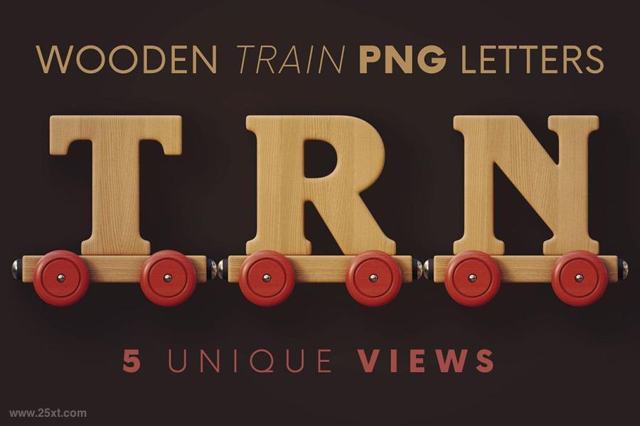 25xt-128003 Wooden-Train---3D-Letteringz2.jpg