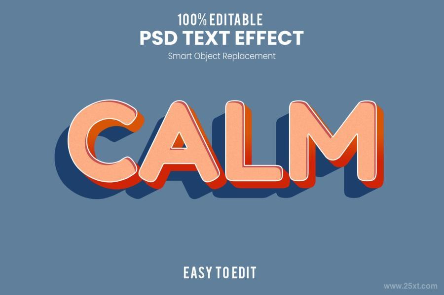 25xt-128212 CALM---3D-Text-Effect-PSDz2.jpg