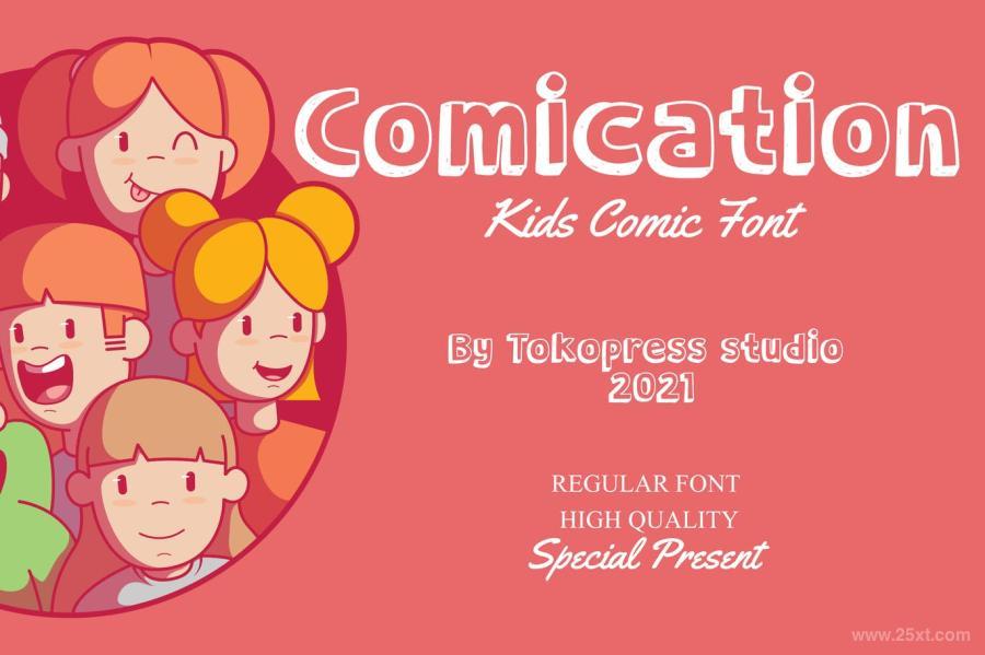 25xt-128269 Comication---Cute-kids-fontz2.jpg