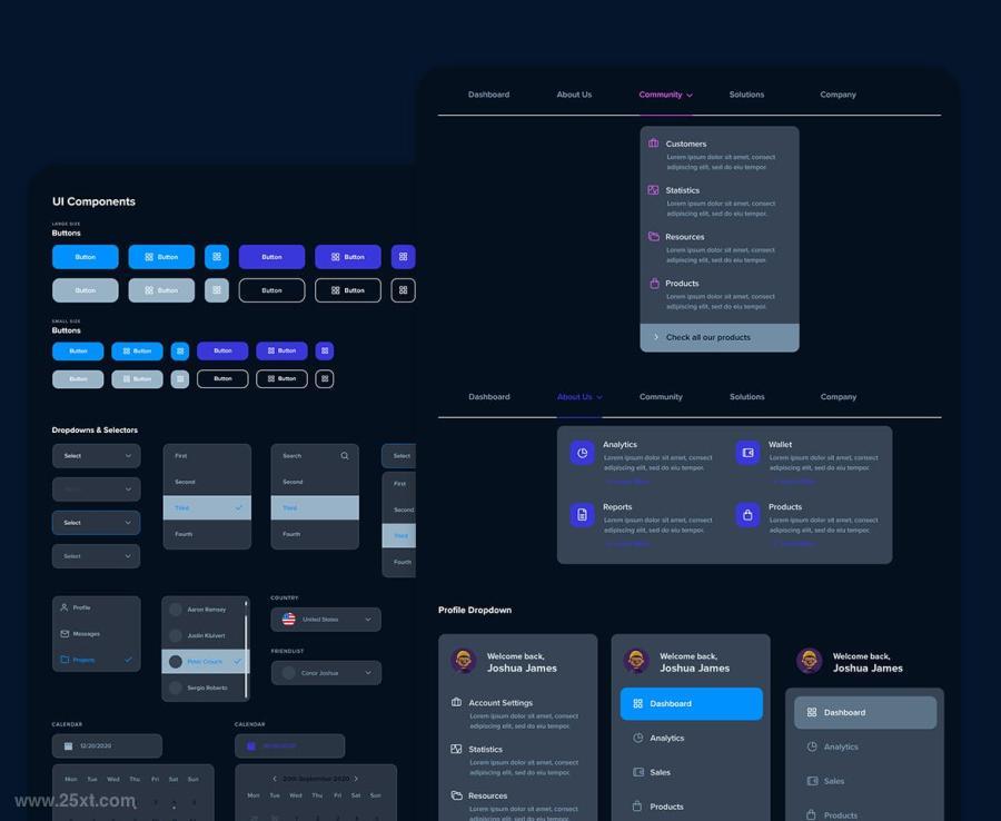 25xt-160114 Dark---Dashboard-UI-Styleguidez4.jpg