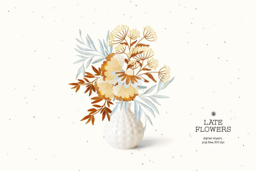 25xt-160142 Late-Flowers---digital-clipart-setz4.jpg