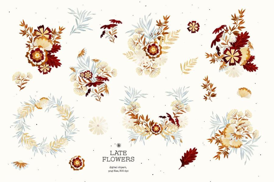 25xt-160142 Late-Flowers---digital-clipart-setz7.jpg