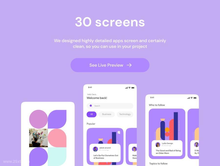 25xt-160150 Blogie---News-Platform-Mobile-Apps-UI-Kitz6.jpg