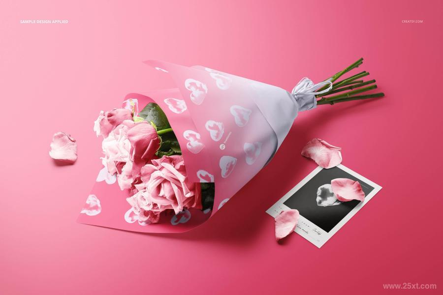 25xt-160213 Roses-Bouquet-Wrapping-Paper-Mockupz4.jpg