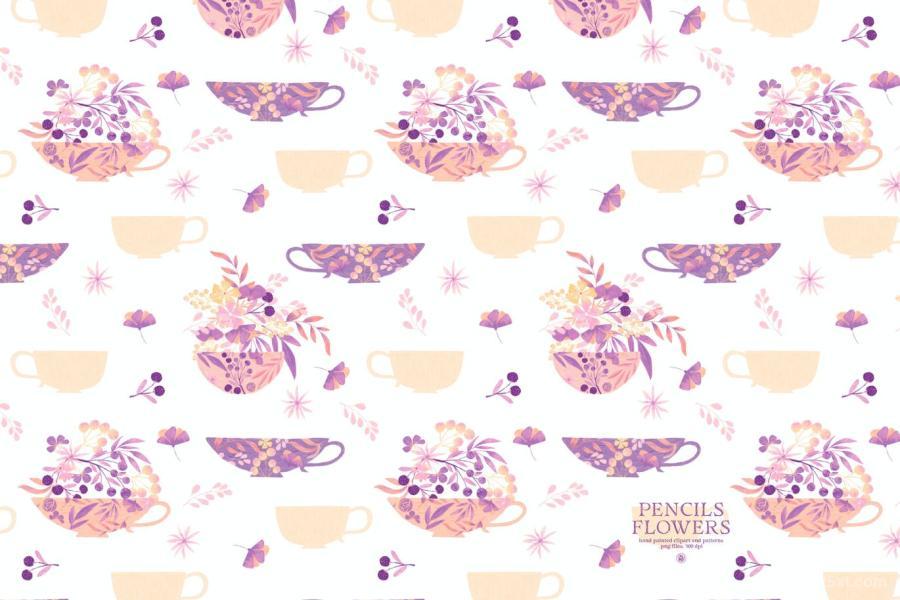25xt-160242 Pencils-Flowers---hand-drawn-clipart-and-patternsz5.jpg