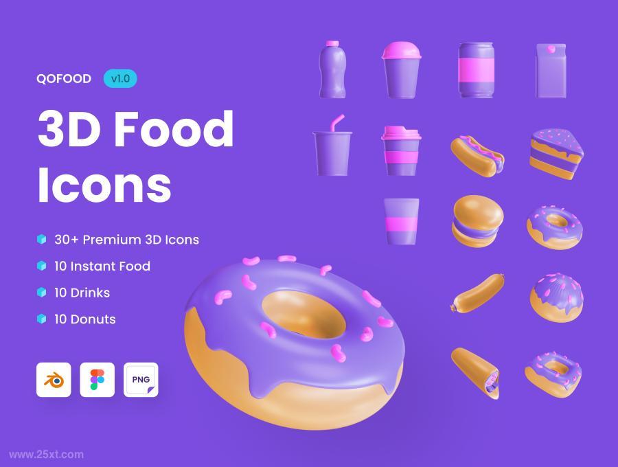 25xt-160389 QOFOOD3DFoodandDrinkIconsz3.jpg