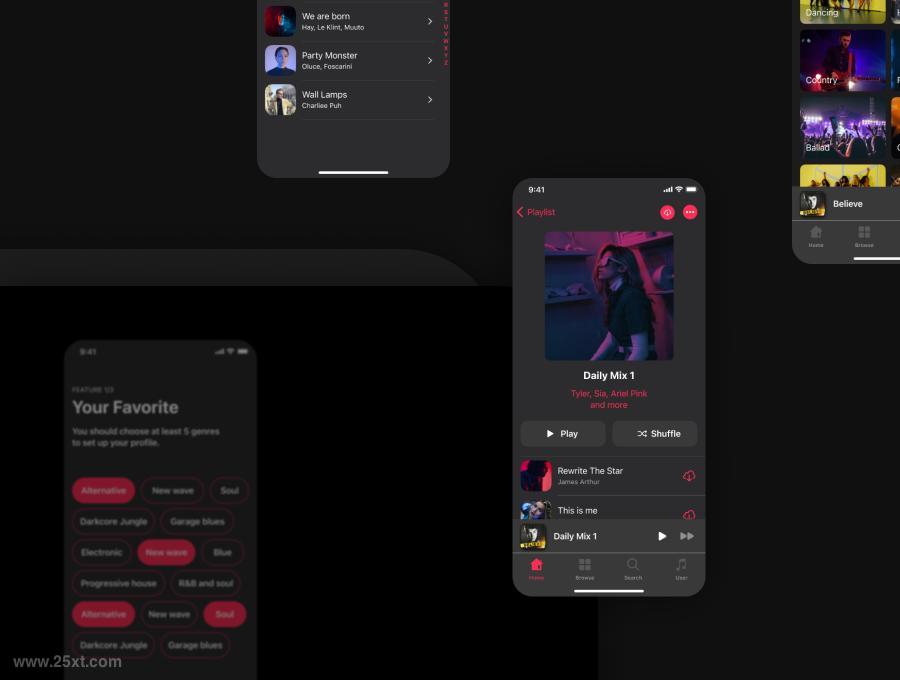 25xt-485049 GLORIES-MusicAppIOS14UIDesignTemplatez9.jpg